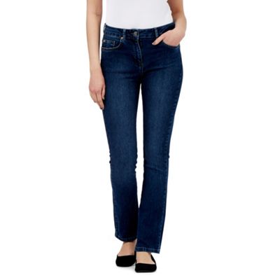 Maine New England Mid blue shape and shift slim jeans